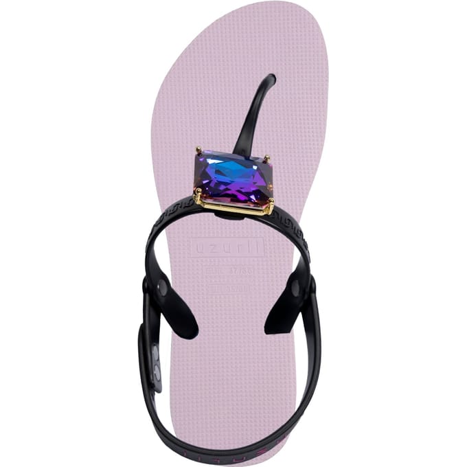 Selena Diamond Blue Flip Flop Violet