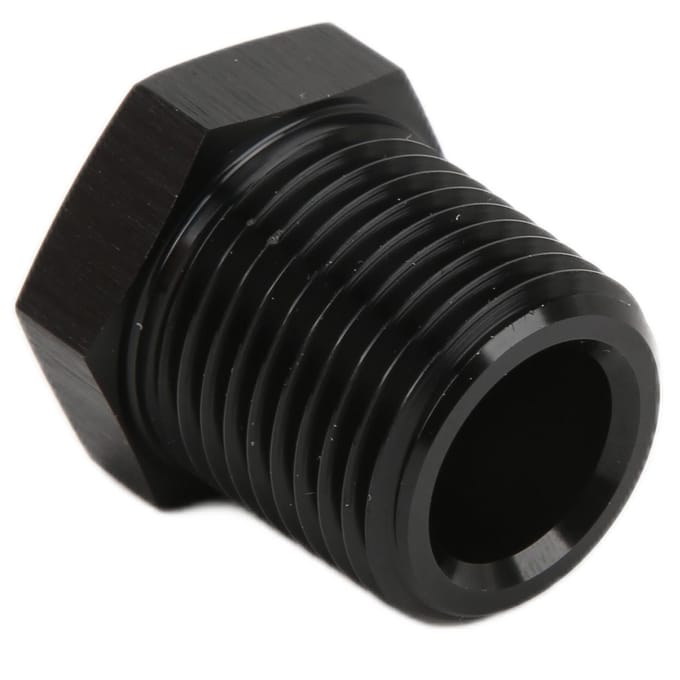 14in NPT Mannelijk naar 18in NPT Vrouwelijk Verloopstuk Zwart Fitting Auto Accessoire black