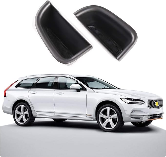 Compatibele Opbergdoos voor Volvo S90 en V90 (2016-2023) - Set van 2 Interieuraccessoires voor Auto