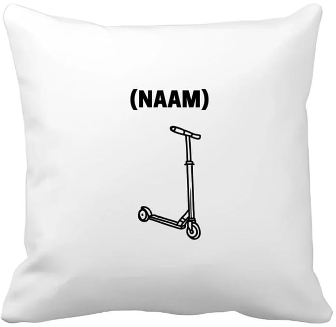 Akyol - step met eigen naam Kussen hoes - Sport - skaters - skaten - 40 bij 40 cm