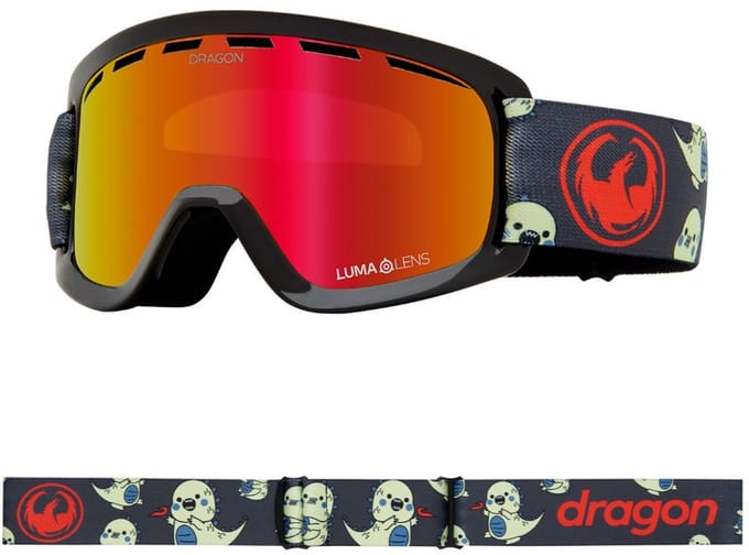 Dragon Alliance LIL D Jeugd Skibril - Lil Kaiju/Red Ionized