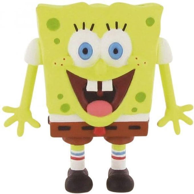 Comansi Speelfiguur Spongebob Smile 5 Cm Geel