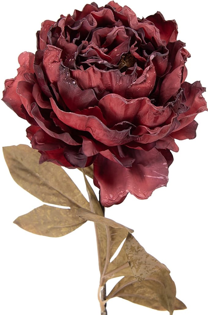 Clayre & Eef Kunstbloem 70 cm Rood Kunststof