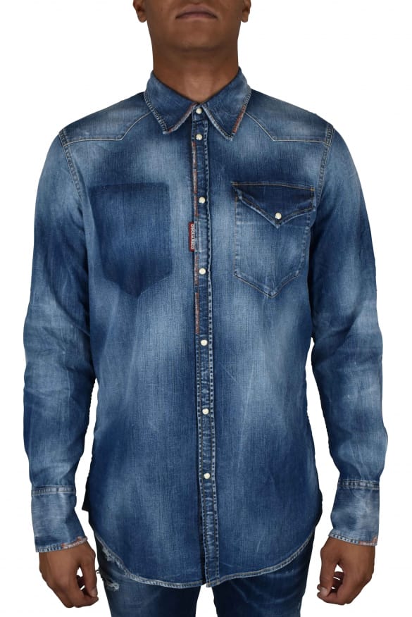 Dsquared2 Overhemd Blauw