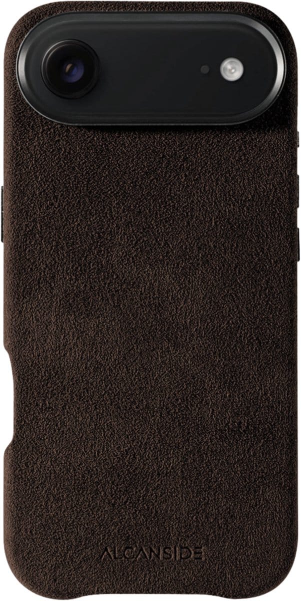 iPhone Alcantara Case - Chocolate Brown