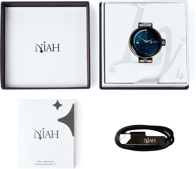 Smart Horloge Lyra Medium Mesh Zilver