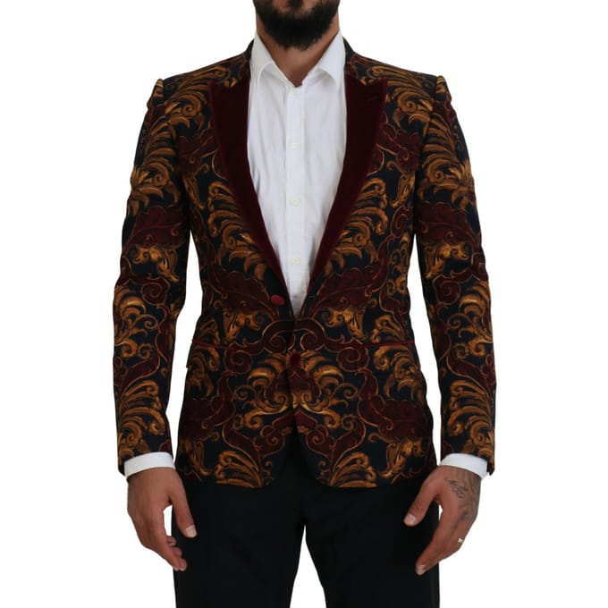 Barokprint Velours Blazer Model Kos2113