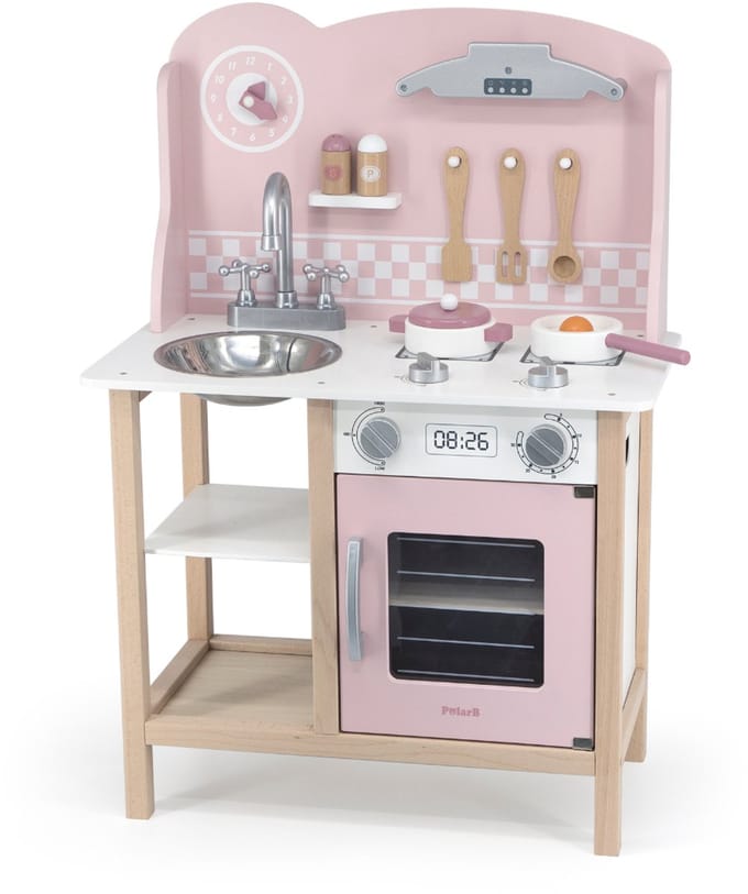 PolarB® Houten Speelkeuken - Roze