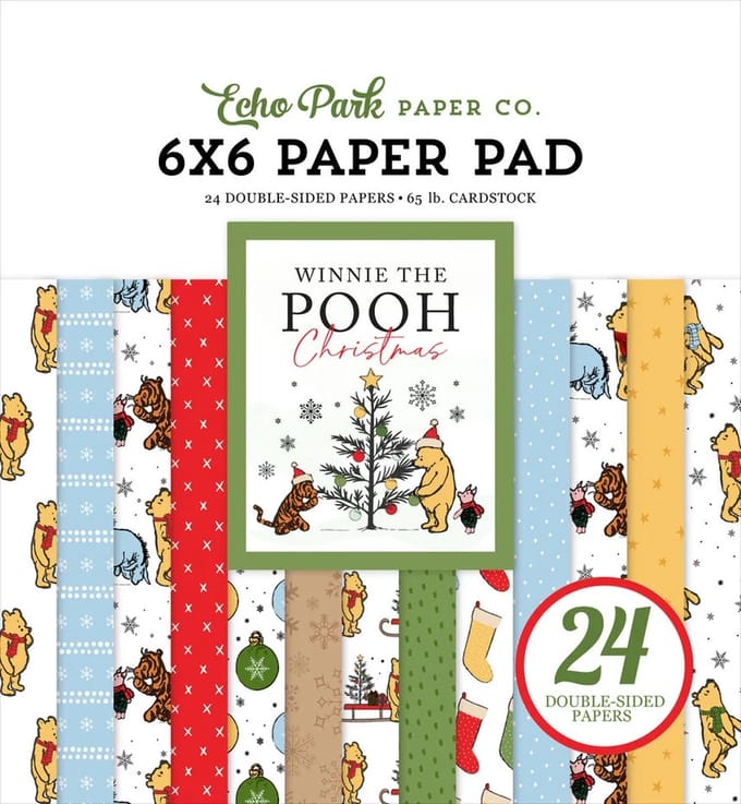 Echo Park - Winnie The Pooh Christmas 6x6 Inch Paper Pad (WPC386023)
