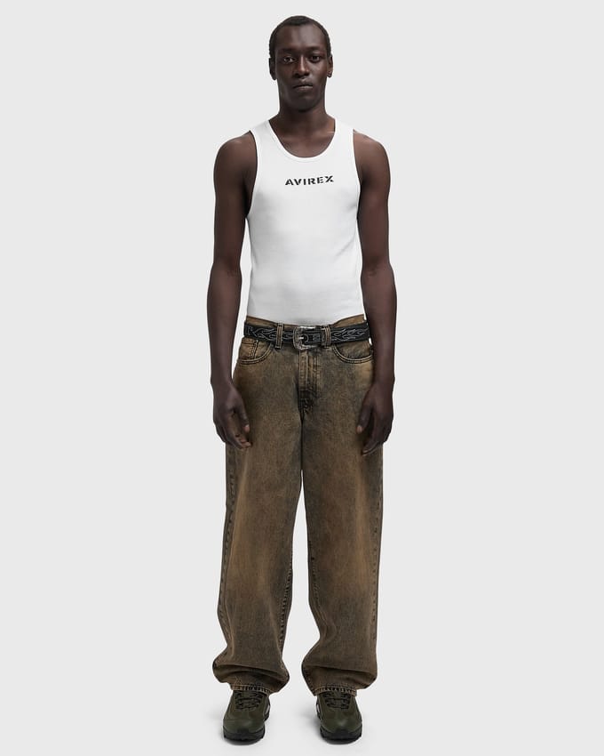 AVIREX 2 PACK RIB TANK TOP