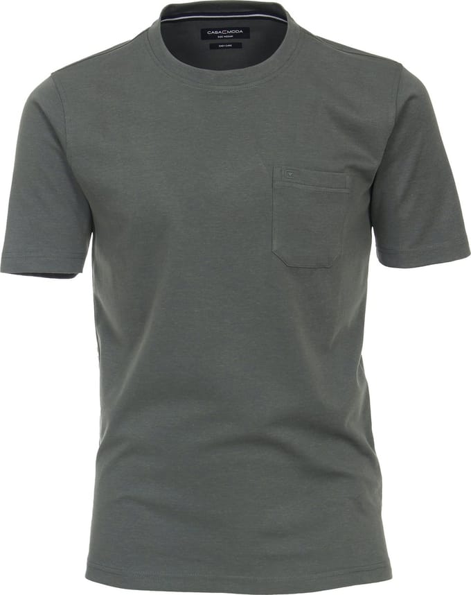 CASA MODA comfort fit heren T-shirt - groen