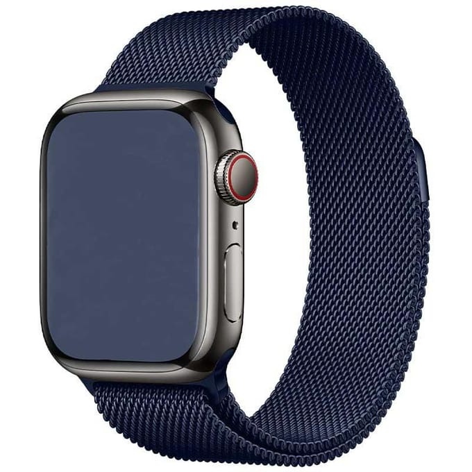 2+1 | Apple Watch Bandje Solaro - Milanese - Middernacht