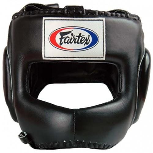 Fairtex HG4 - Boksers Helm - Neusbescherming - Zwart - Maat M