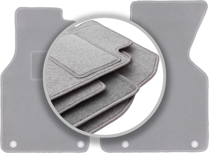 Grijze automatten voor: Volkswagen Transporter T4 Multivan bestelwagen (1993-2001)
