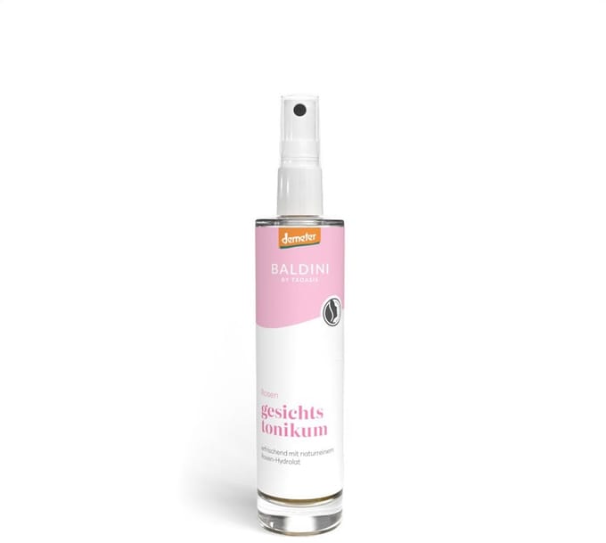 Baldini Rozenwater Gezichtsspray (Rosa damascena) – Demeter