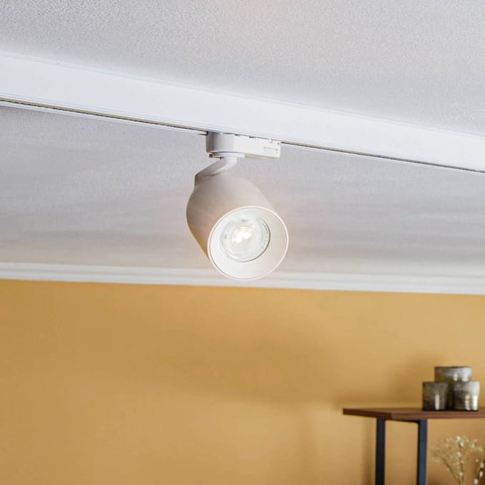 Arcchio - railverlichting - 1licht - aluminium - H: 16 cm - GU10 - wit