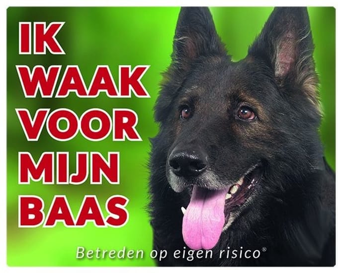 Groenendaeler Waakbord - Ik waak voor mijn baas