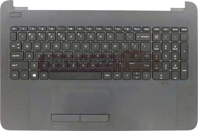 Topcover / Palmrest incl. keyboard geschikt voor HP 15-ay072nd (US/NL Qwerty)