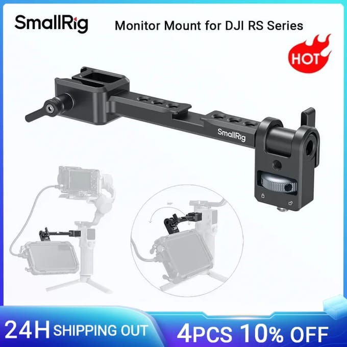 SmallRig 5337 Monitor Mount for DJI RS Series