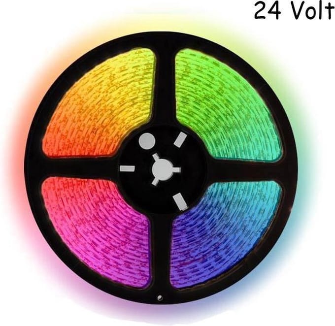 5 meter RGB led strip - 60Leds/m - 24V