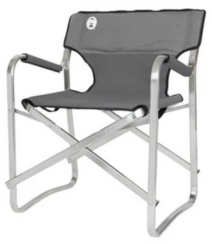 Coleman Deck Campingstoel - Opvouwbaar - Grijs