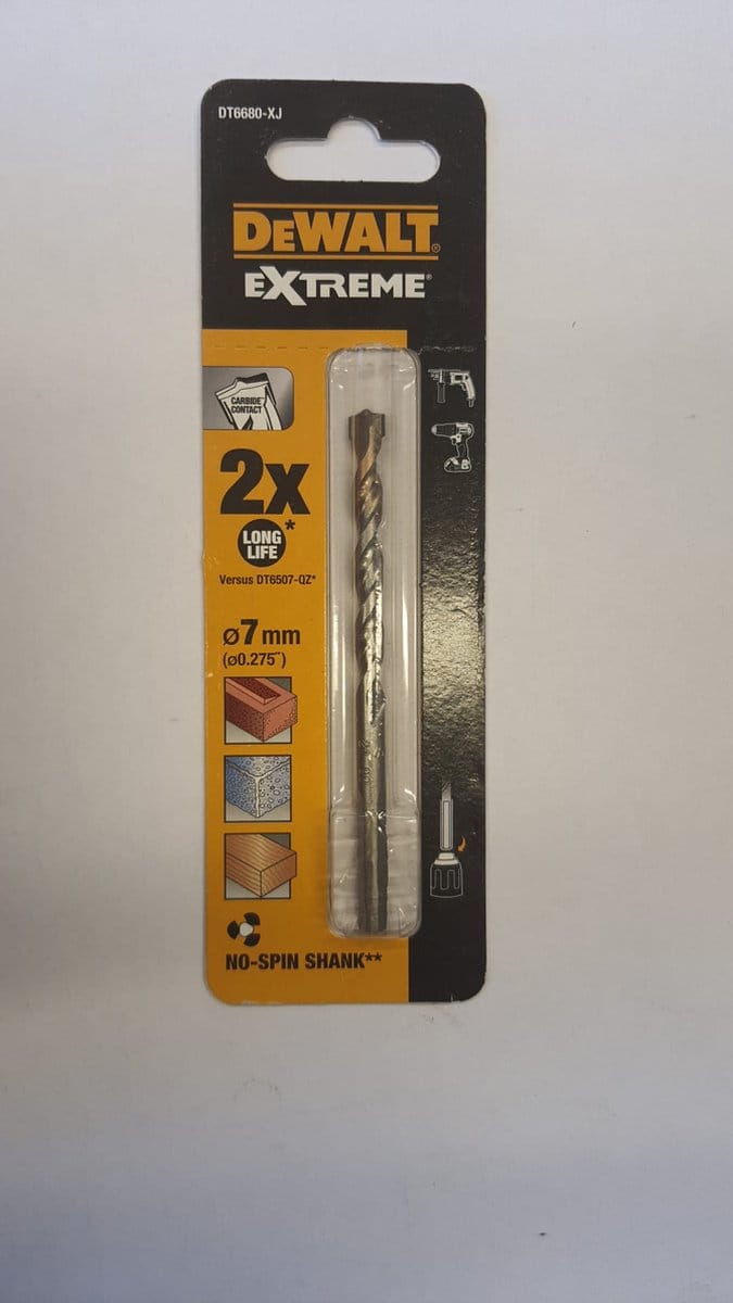 DEWALT DT6680-XJ - BETONBOOR - EXTREME - 7,0MM - 7,0X60X100MM