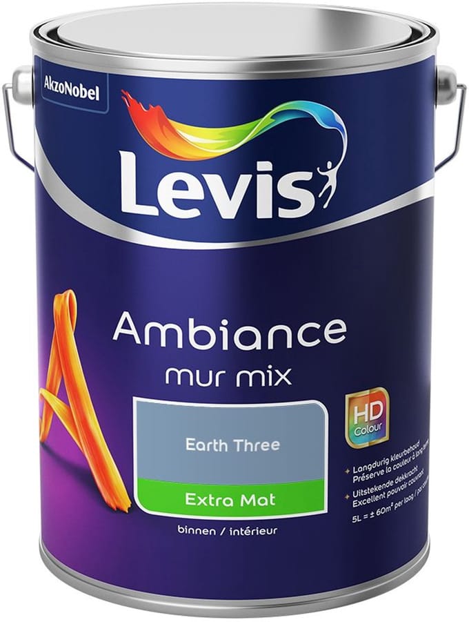 Levis - Ambiance Mur Extra Mat Mix - Earth Three - Mengverf - 5 L