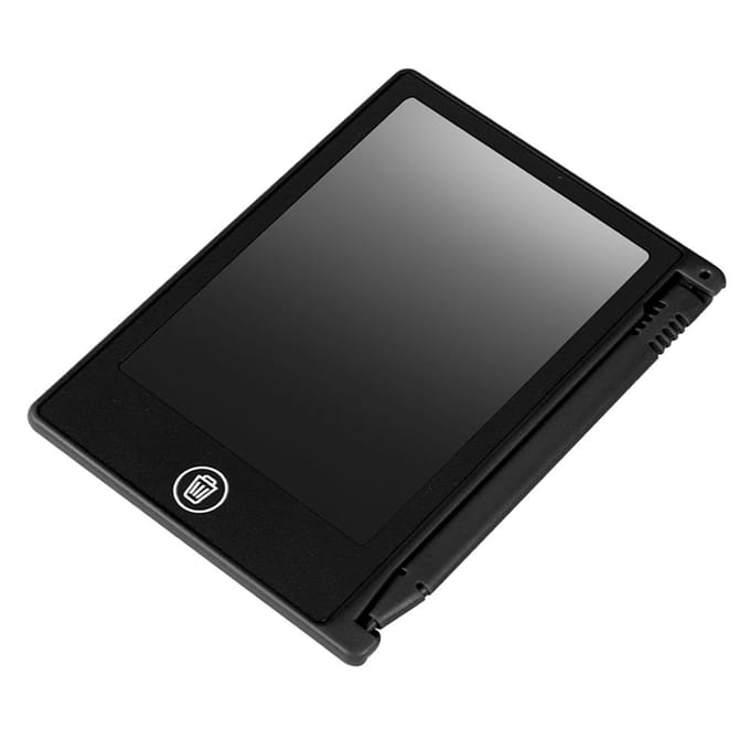 LCD 4,5 inch Handschrift Schrijftablet Tekenbord voor KinderenKind Memo Lijst Herinnering Zwart blauw
