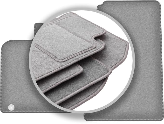Grijze automatten voor: Smart ForTwo II hatchback (2007-2014)