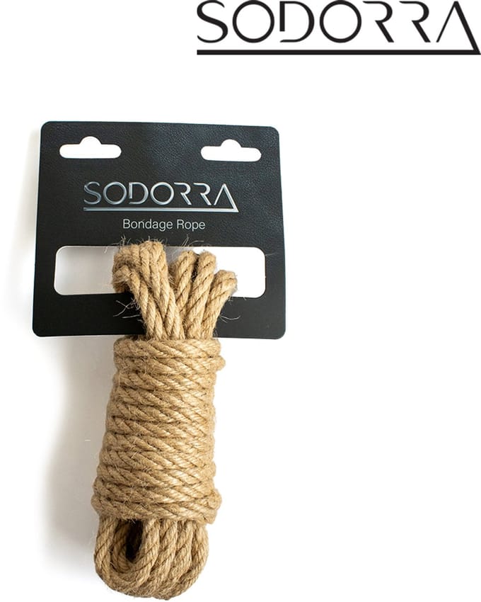 Sodorra - Bondage Hemp Rope 5 m - Natuurlijk - Ongecompliceerd