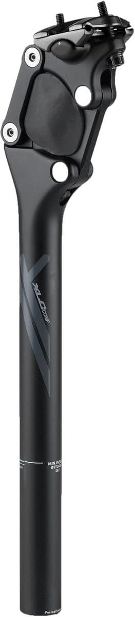 Fietspen - Zadelpen - Comfortabel Fietsen - Parallellogramvering - 30.9 mm - Zwart