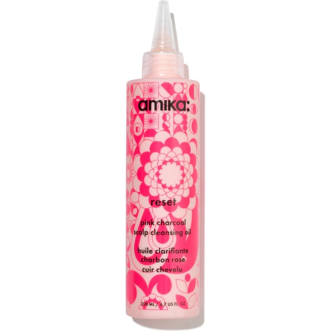 Amika Reset Pink Charcoal Scalp Cleansing Oil