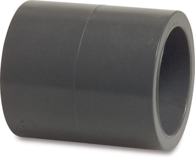 Hydro-S Sok PVC-U 32 mm lijmmof 16bar grijs