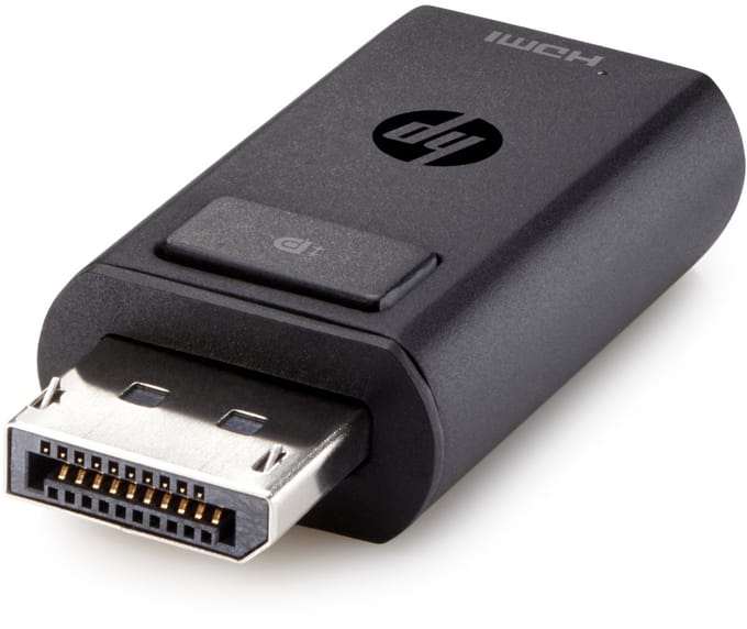 HP F3W43AA - DisplayPort - Adapter - Zwart