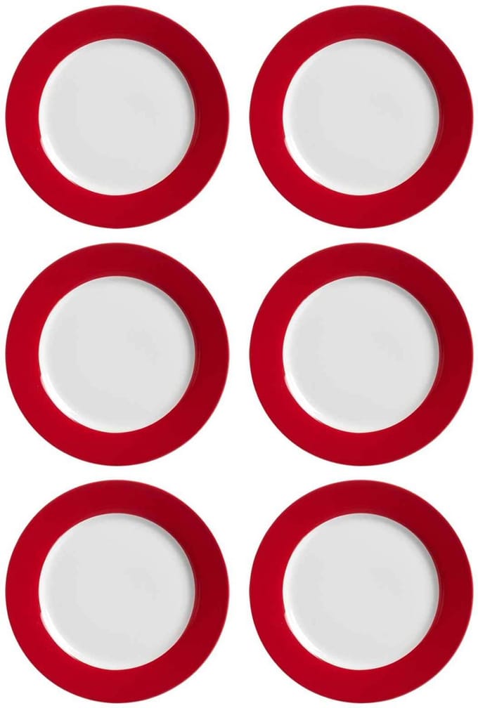Dessertteller Doppio ø 20 cm Set van 6