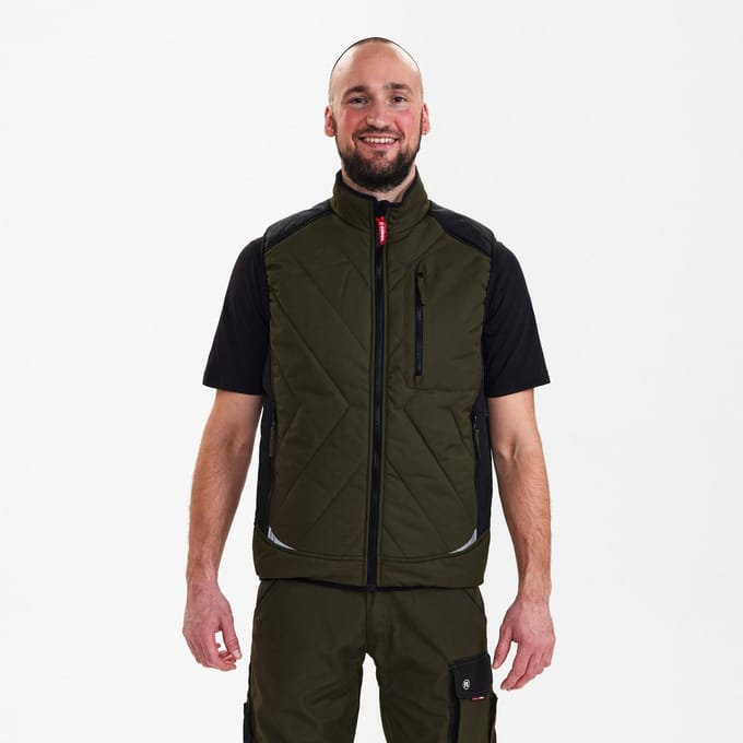 Engel Galaxy gewatteerd bodywarmer 5850-193 - Forest Green / Black - M