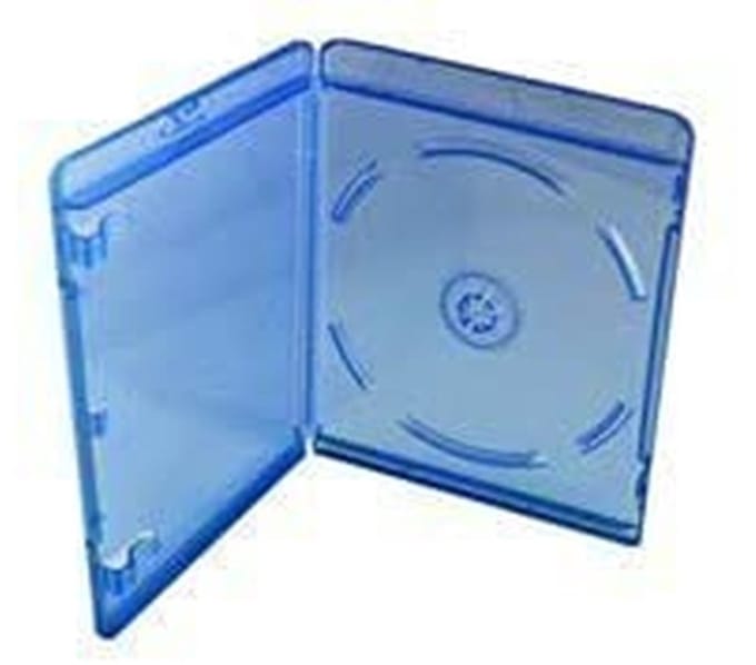 Dailygoods- Blu-ray-behuizing Slank 11 mm - Enkele Koffer - Hoge Kwaliteit - Bluray Case - Met Logo - Bluraycase
