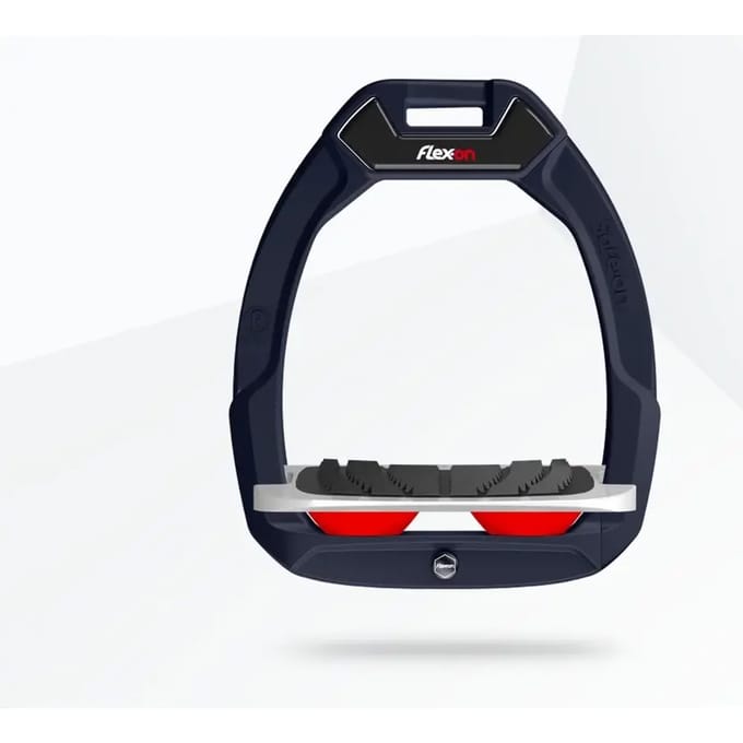 Veilige ruiterstijgbeugels Inklapbare Grip Aluminium/Grijs/Rood Flex-On Safe-On