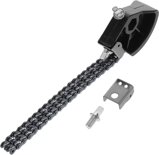Drum Pedaalketting - Percussie Accessoire - Stabiliteit Verbeteren - Universele Compatibiliteit - 19x6x2.3cm - Zwart