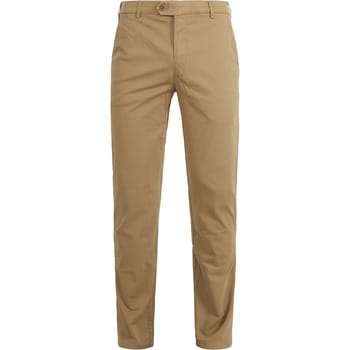 Meyer Broek Bonn Constant Color Cotton Flat-Front Camel / male