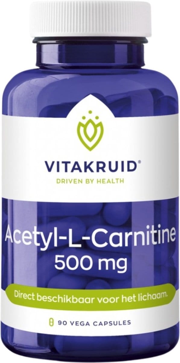Vitakruid - Acetyl-L-Carnitine 500mg - 90pcs