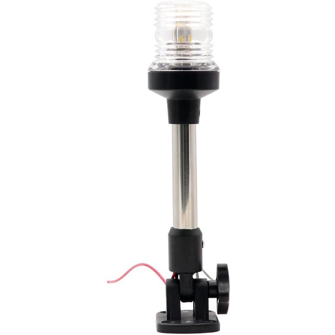 12V 9  Marine Boot Jacht Wit LED Navigatielicht Ankerlamp 360 graden Verstelbaar black