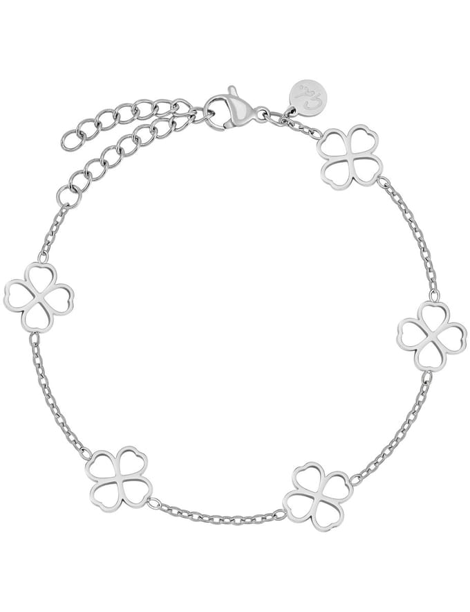 good.designs Allergievriendelijke armband met klavertje