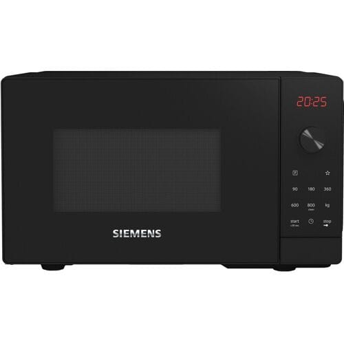 Siemens Magnetron - FF023LMB2 Zwarte Combi Magnetron met Grill en Convectiefuncties, 20 Liter Capaciteit