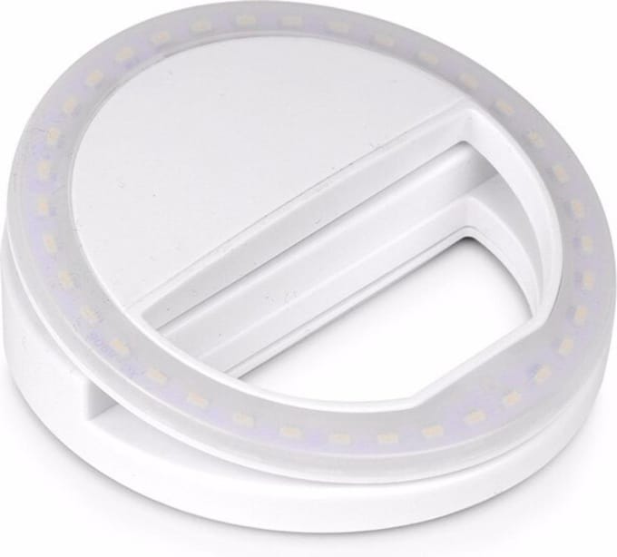 Selfie Ring Light Clip - Wit