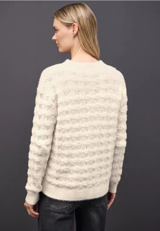 Street one - Dames pull - Maat L - Vrouwen - 16351 soft beig - polyester