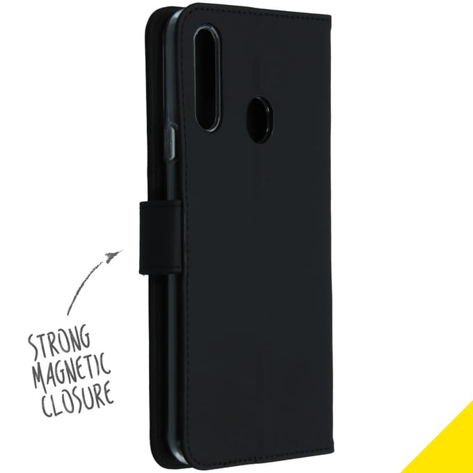 Accezz Hoesje - Geschikt voor Samsung Galaxy A20s - Wallet Softcase Bookcase - Zwart