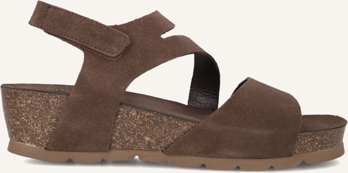 Notre-V Nv-1020 Sandalen - Met Sleehak - Dames - Bruin - Maat 41