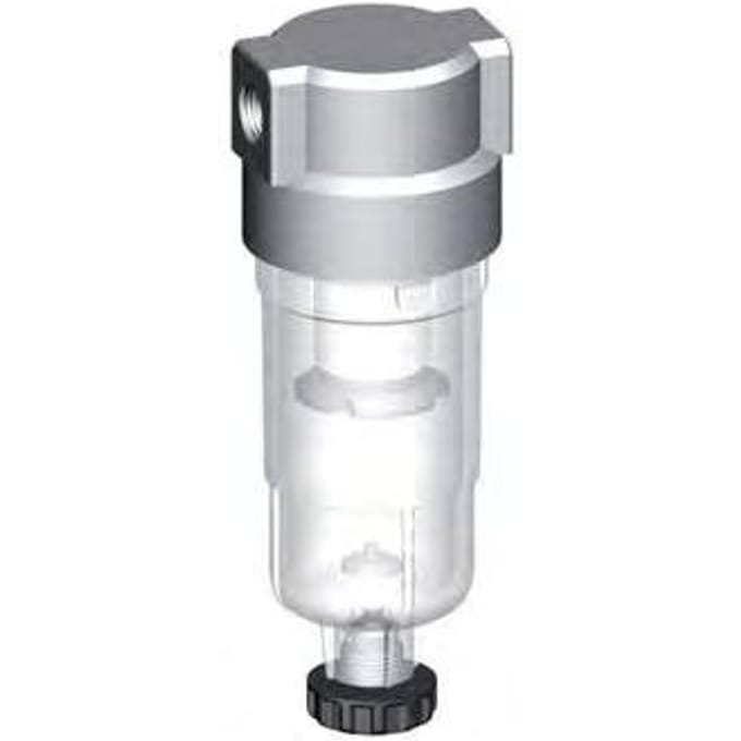 Filter 5microns G1/8'' 800l/min Semi-Auto Polycarbonaat Standaard 0