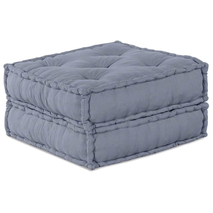 vidaXL - Modulebankeenheid - Stof - Grijs - 70 - x - 70 - x - 36 - cm